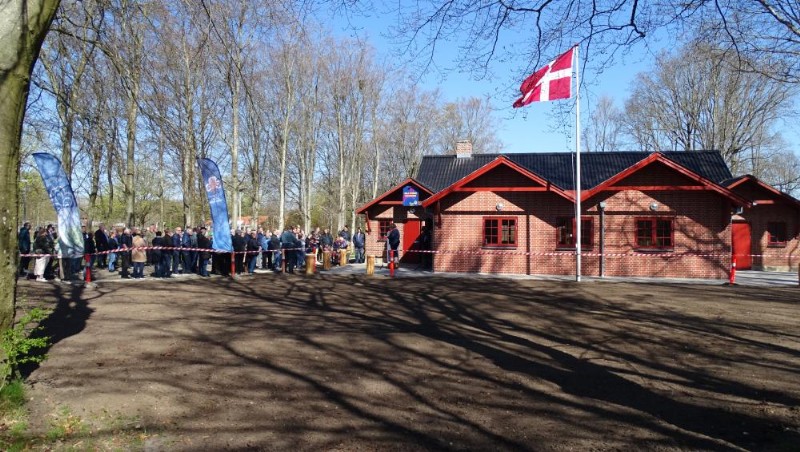 Genindvielse af spejderhuset Genindvielse af spejderhuset