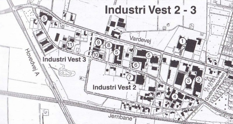 udlægningen af Industri Vest 2 